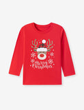 Christmas Cute Printed Long Sleeve T-Shirt