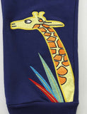 Animal Embroidered Sweatpants