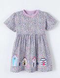 Cartoon Floral House Dress