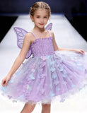 Butterfly Suspender Tulle Princess Dress