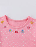 Cute Unicorn Embroidered Dress