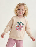 Pumpkin Applique Long Sleeve Sweatshirt