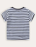 Excavator Applique Short Sleeve T-Shirt
