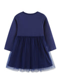 Rainbow Applique Tulle Dress