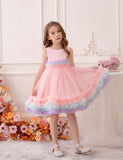 Rainbow Fluffy Tulle Dress