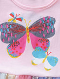 Colorful Butterfly Print Tulle Dress