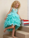 Flower Embroidery Multi-layer Tulle Trailing Princess Dress