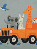 Cute Animal Vacation Printed T-Shirt