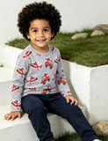 Cartoon Printed Long Sleeve T-Shirt