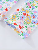 Floral Printed Cotton Leggings