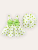 Baby Printed Dress + Hat