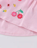 Flower Embroidered Dress