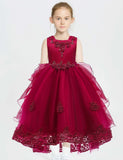 Pearl Trailing Evening Wedding Dress