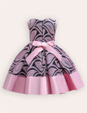 Cotton Embroidered Phoenix Tail Dress Dress