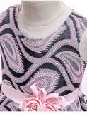 Cotton Embroidered Phoenix Tail Dress Dress