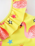 Cute Flamingo One-piece Swimsuit