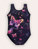 Colorful Butterfly Print One-piece Swimsuit