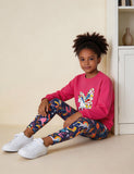 Unicorn Applique Sweatshirt / Printed Leggings