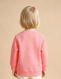 Christmas Cartoon Deer Applique Sweatshirt