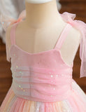 Cute Dot Ombré Tulle Princess Dress