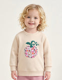 Pumpkin Applique Long Sleeve Sweatshirt