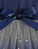 Gradual Change Star Tulle Dress
