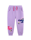 Cute Dinosaur Embroidered Sweatpants