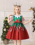 Christmas Print Party Dress