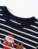 Christmas Embroidered Long-sleeved Sweatshirt