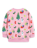Christmas Printed Cotton Sweatshirt