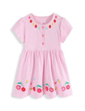 Flower Embroidered Dress
