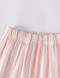 Kitten Print T-Shirt & Striped Shorts Set