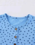 Cute African Animal Embroidered Cotton Dress