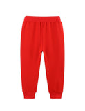 Christmas Deer Applique Sweatshirt Sweatpants Set