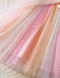 Starry Sky Gradual Change Tulle Princess Dress