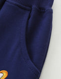 Animal Embroidered Sweatpants