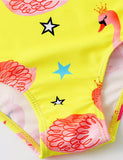 Cute Flamingo One-piece Swimsuit