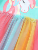 Unicorn Print Tulle Dress