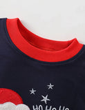 Christmas Santa Embroidered Loungewear