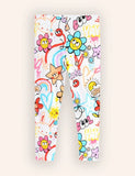 Cute Flower Print Leggings