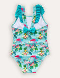 Flamingo flæsede badedragt i ét stykke
