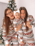 Fair Isle Christmas Pattern Family Matching Pajamas