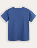 Construction Car Printed Short Sleeve T-Shirt