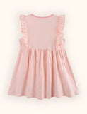 Rabbit Embroidered Sleeveless Dress