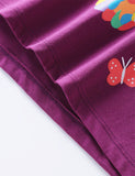 Colorful Butterfly Flower Print Dress