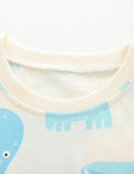 Cute Marine Animal Print T-shirt
