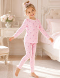 Cute Tulip Print Pajama Set