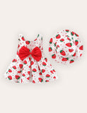 Baby Printed Dress + Hat