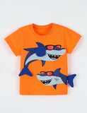 Shark Print T-shirt