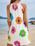 Mom and Me Floral Print Suspender Dress